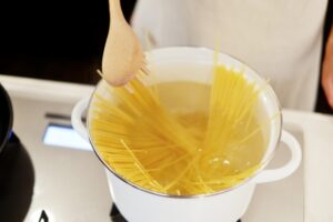 パスタ鍋を蒸し器などで代用